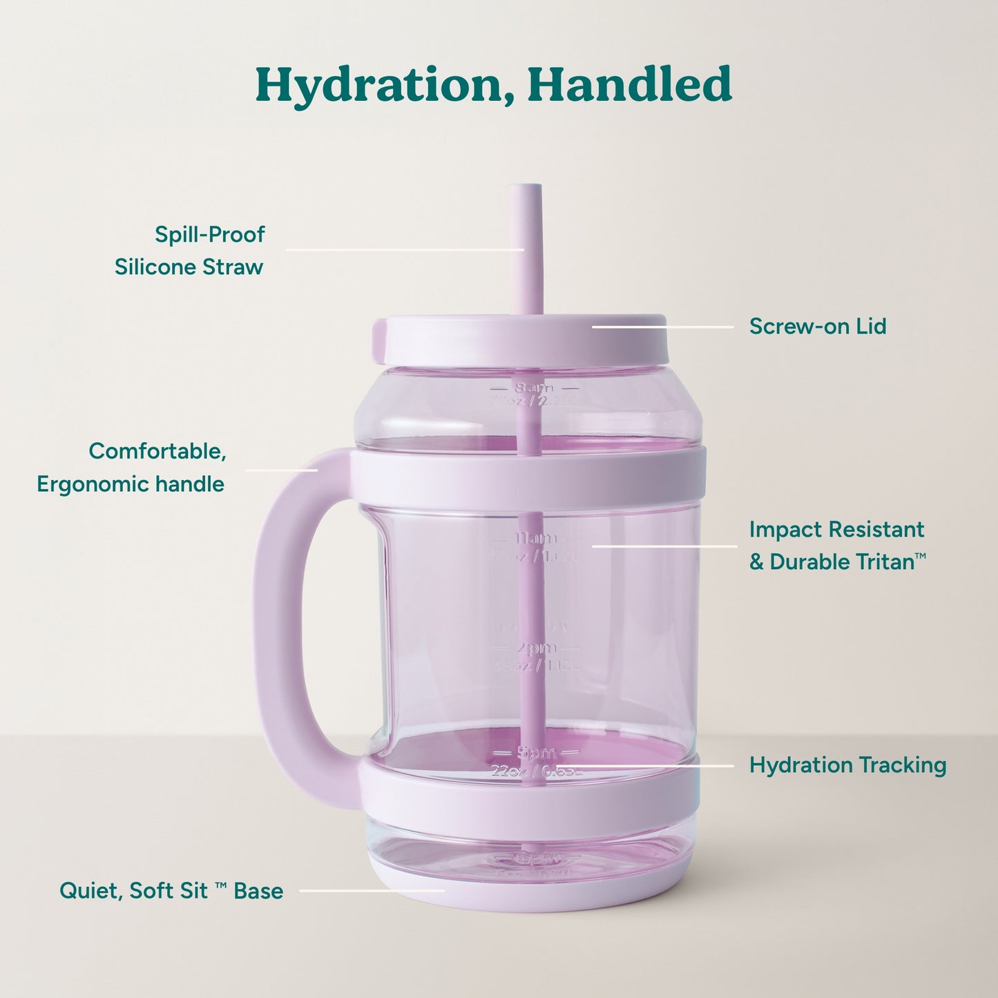 Waterday 80 oz - Reduce Everyday