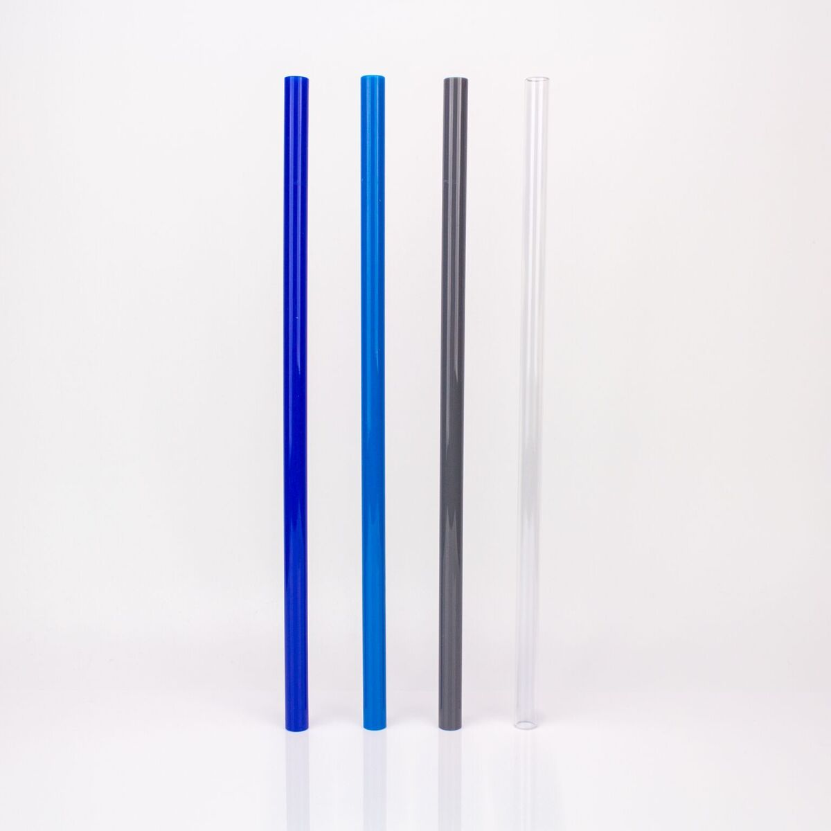 Tegion 12 Inch Extra Long Reusable Silicone Straight Straws for