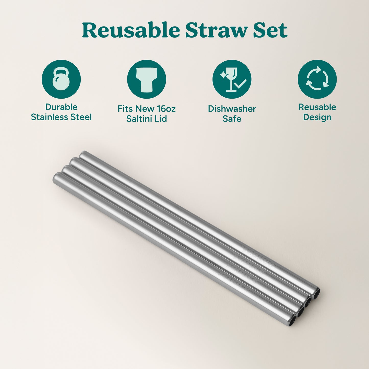 Saltini Straw Set - Reduce Everyday