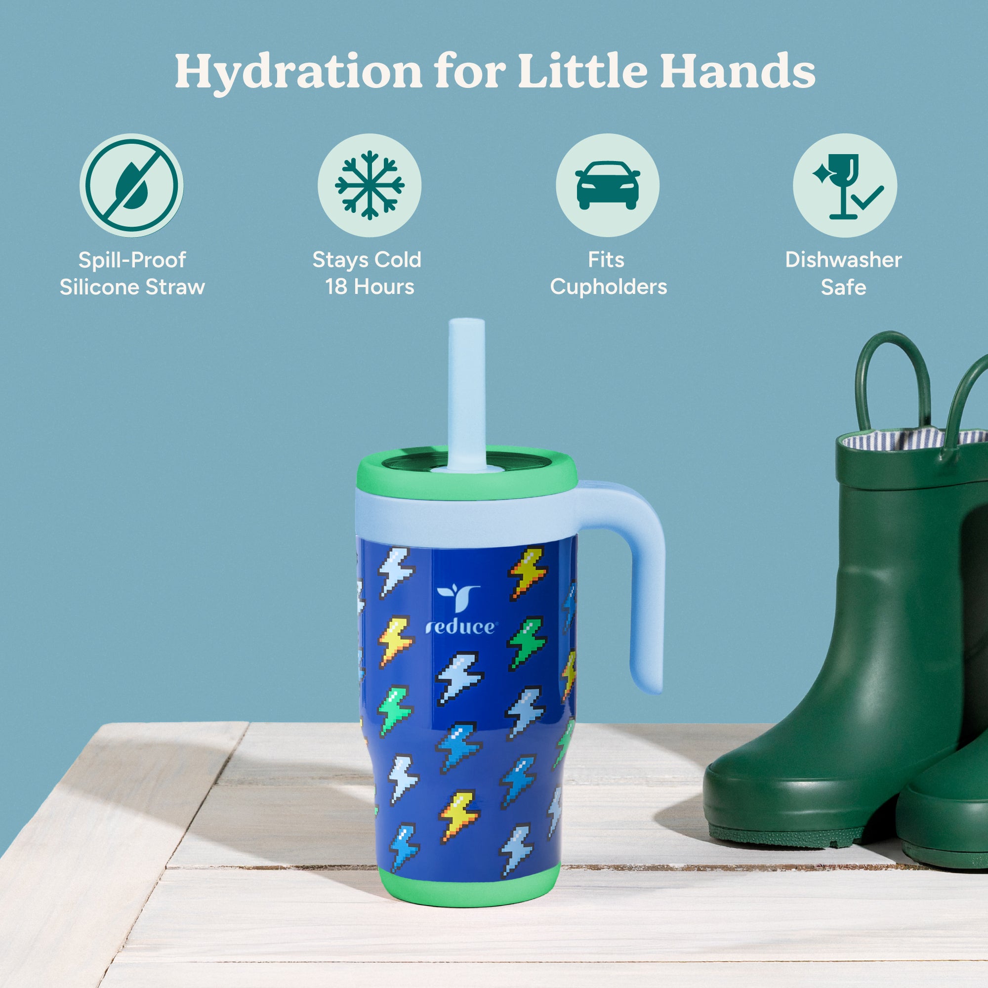 Kids Tumbler With Straw - Reduce Chiller Tumbler 14 oz – Reduce