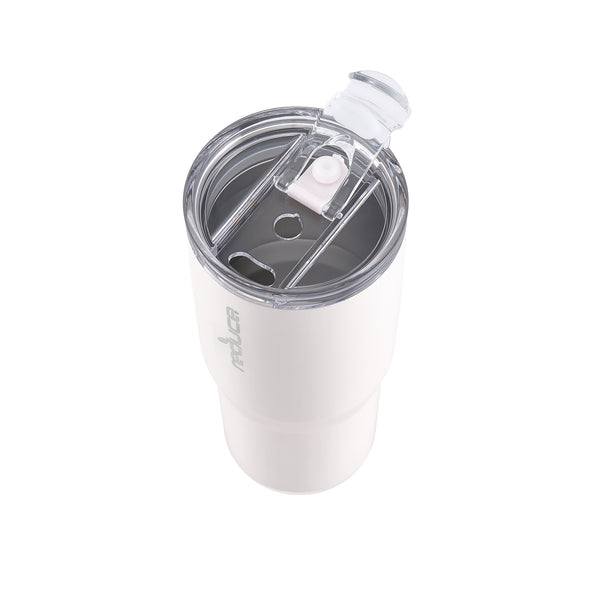 Travel Coffee Mug With Lid Insulated Tumbler With Handle 24oz Stainless  Steel Co