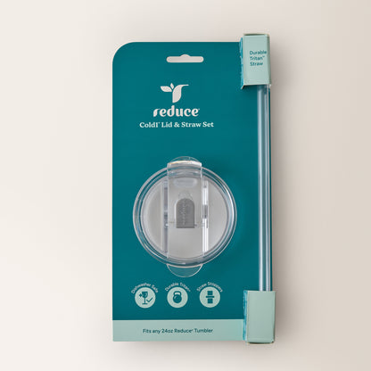 Cold1 Lid & Straw - Medium
