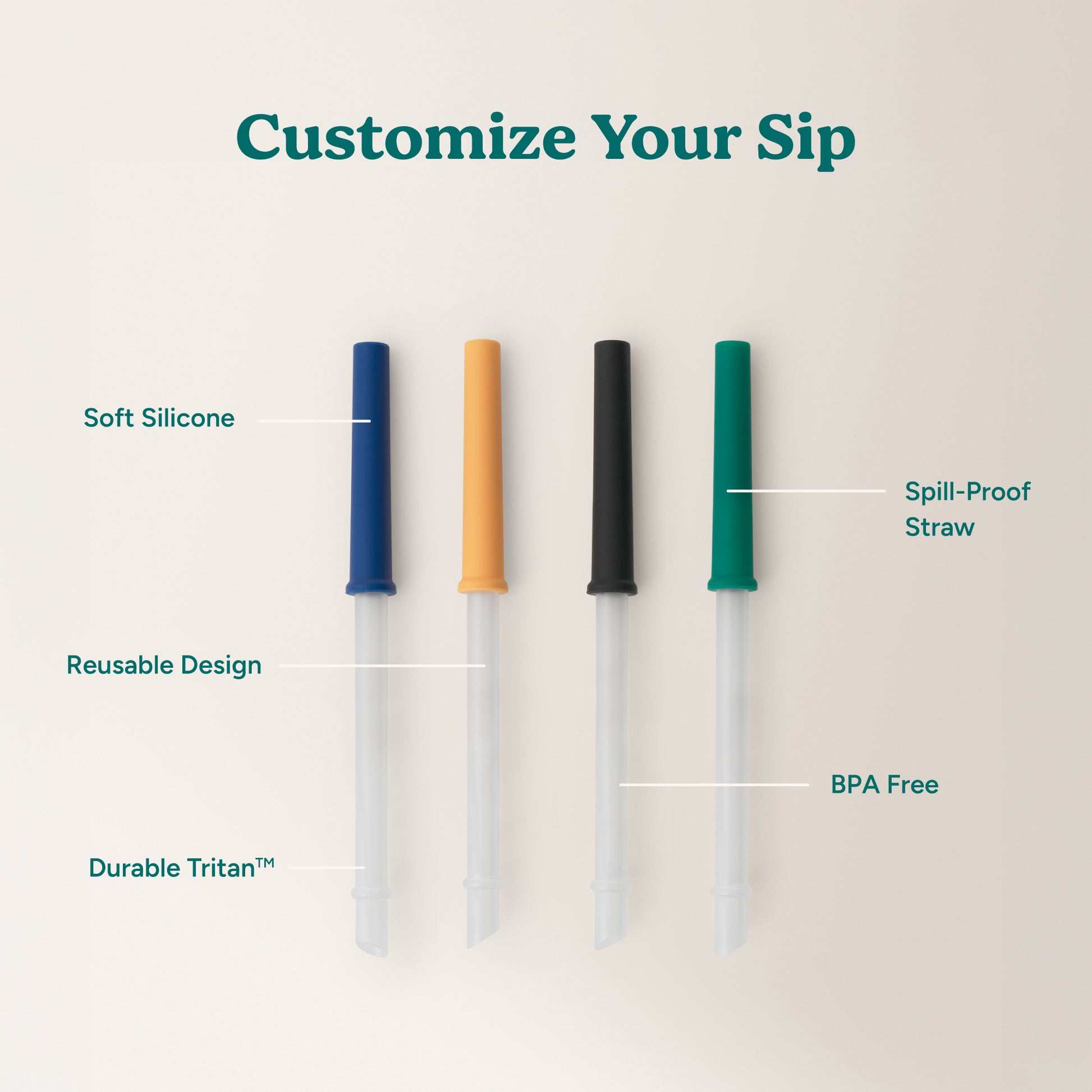 Coldee Straw Set 4PK - Reduce Everyday