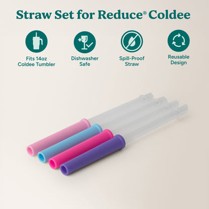 Coldee Straw Set 4PK - Reduce Everyday