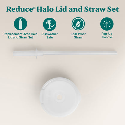 Halo Large Lid & Straw Set