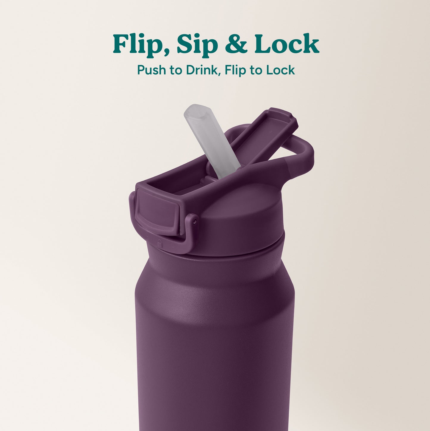 Hydrate Pro 32oz Stainless Steel Water Bottle - Reduce Everyday