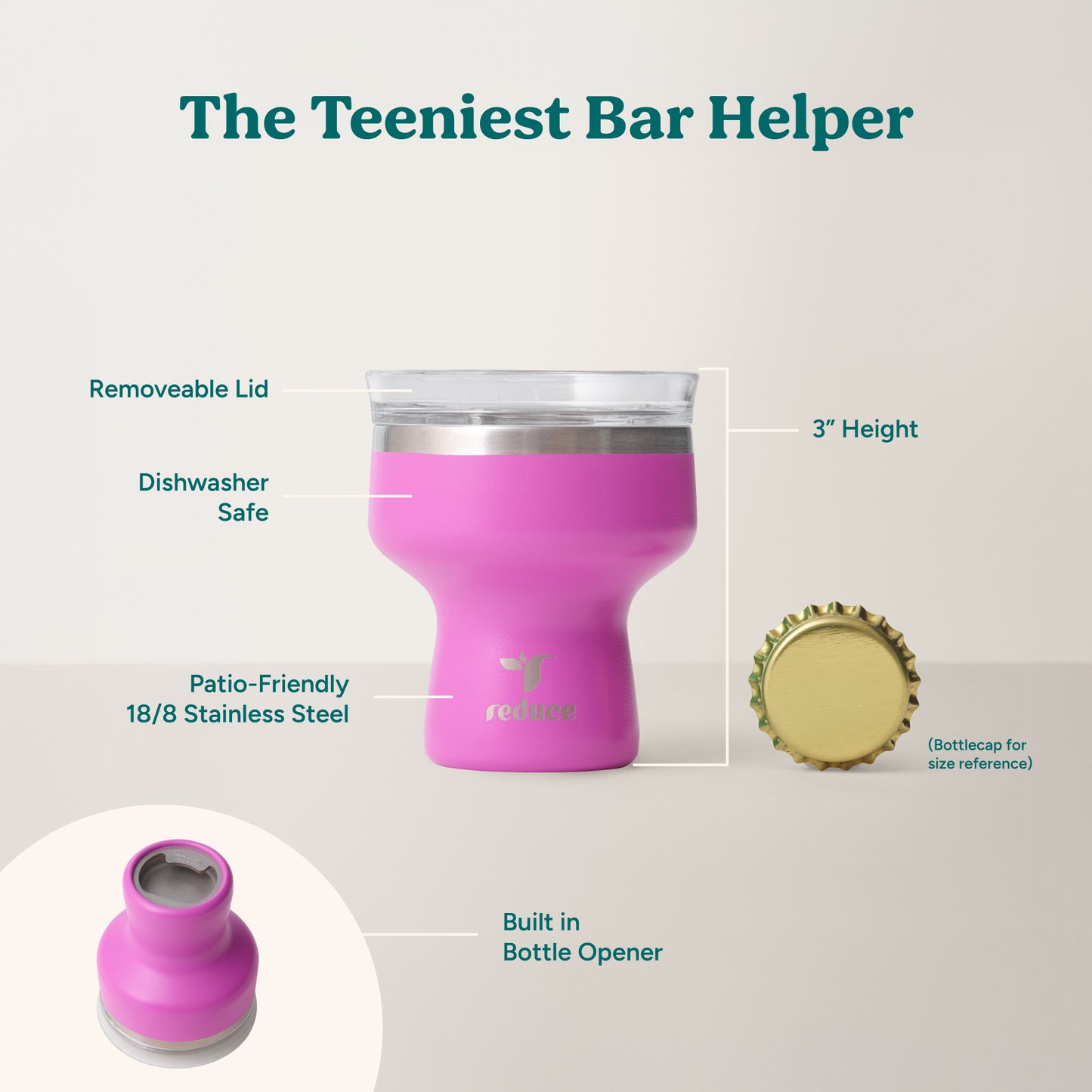 Salteeny Bar Tool 1.5 oz - Reduce Everyday