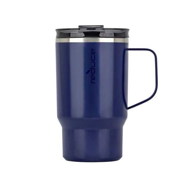 Hot1 Mug - 18 oz. Insulated Mug With Lid and Handle - Reduce Everyday | Sapphire